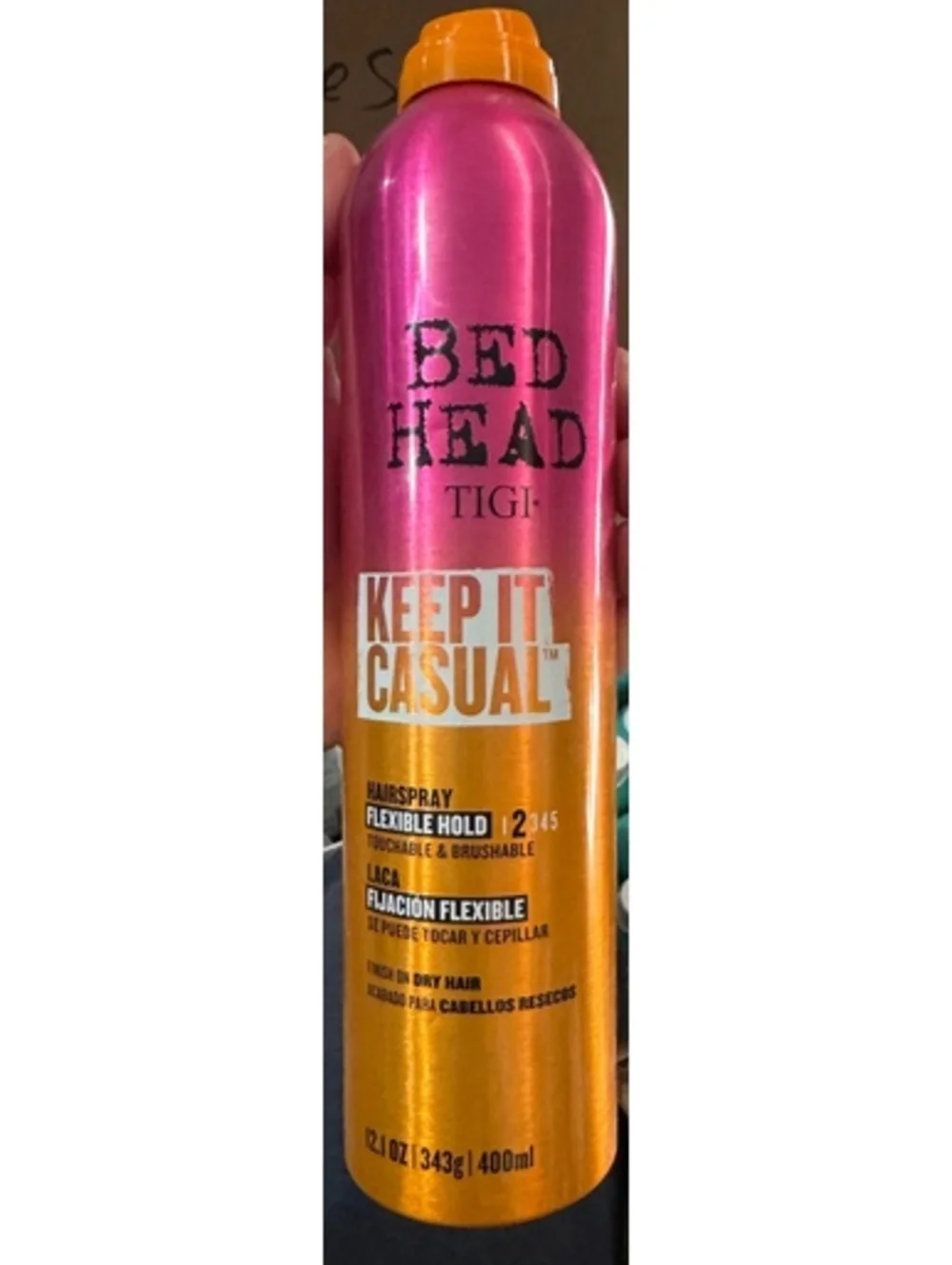 Bed Head TIGI Keep It Casual Flexible Hold Hairspray 12 oz / 343 g / 400 ml
